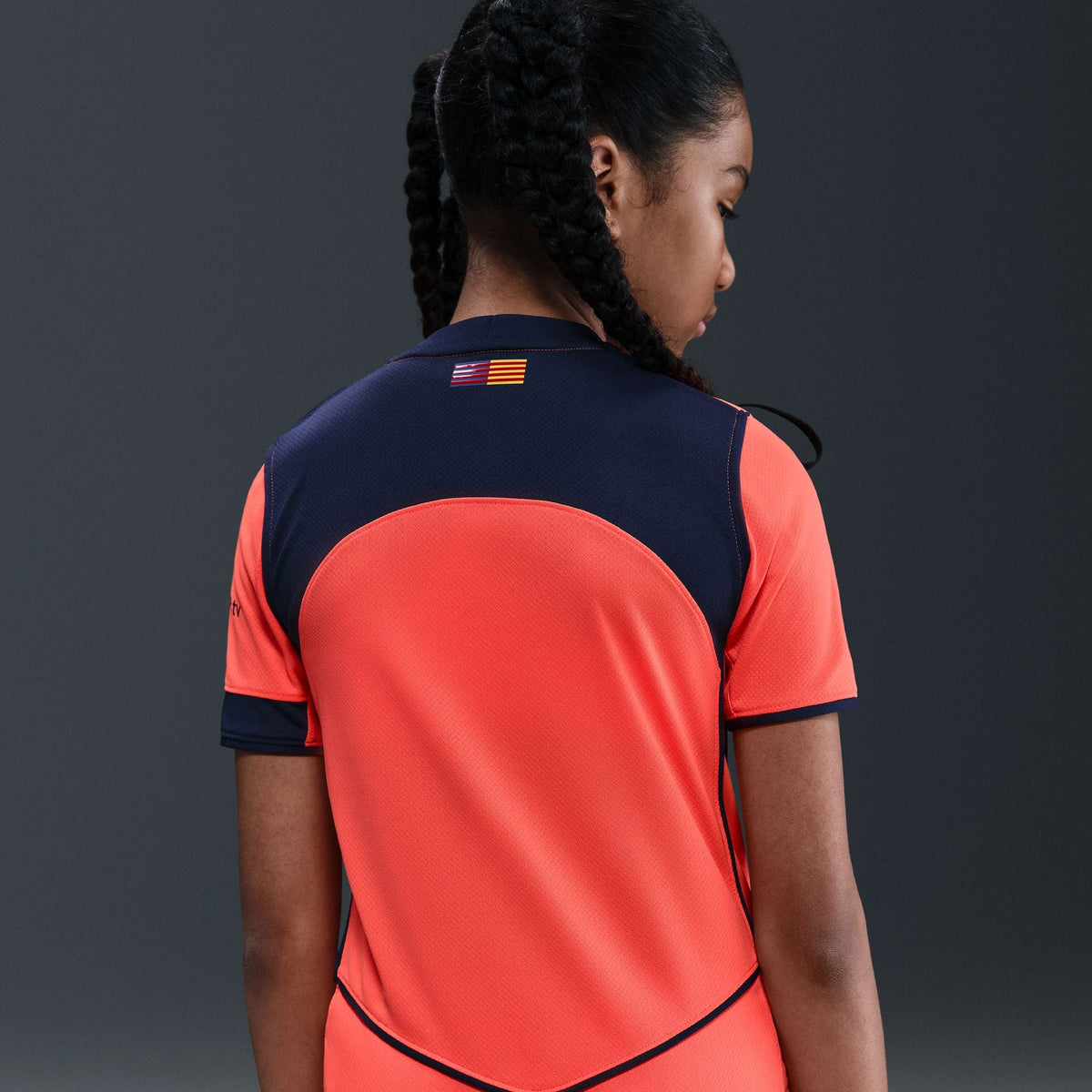 Nike FC Barcelona 2025/26 Stadium Third Big Kids' Dri-FIT Total 90 Soccer Replica Jersey