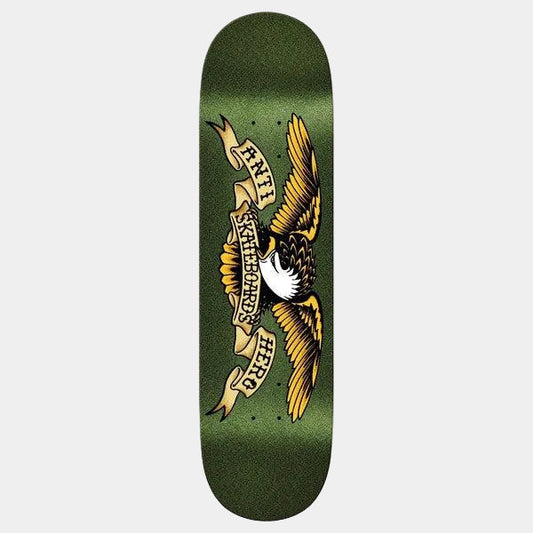 Anti Hero Easy Rider Classic Eagle Deck 8.38" Olive Glitter