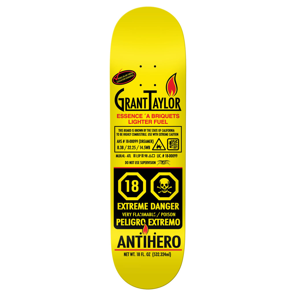 Anti Hero Skateboard Deck Taylor Fueld Up 8.38" x 32.25"