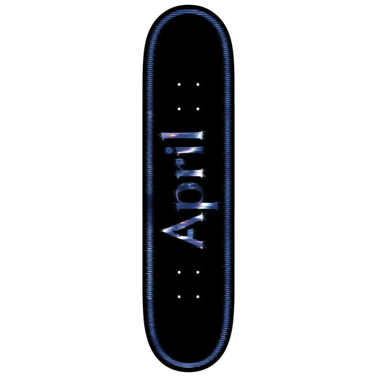 April Skateboard Deck Twin Og Logo Fractured 8.5" x 32.25"