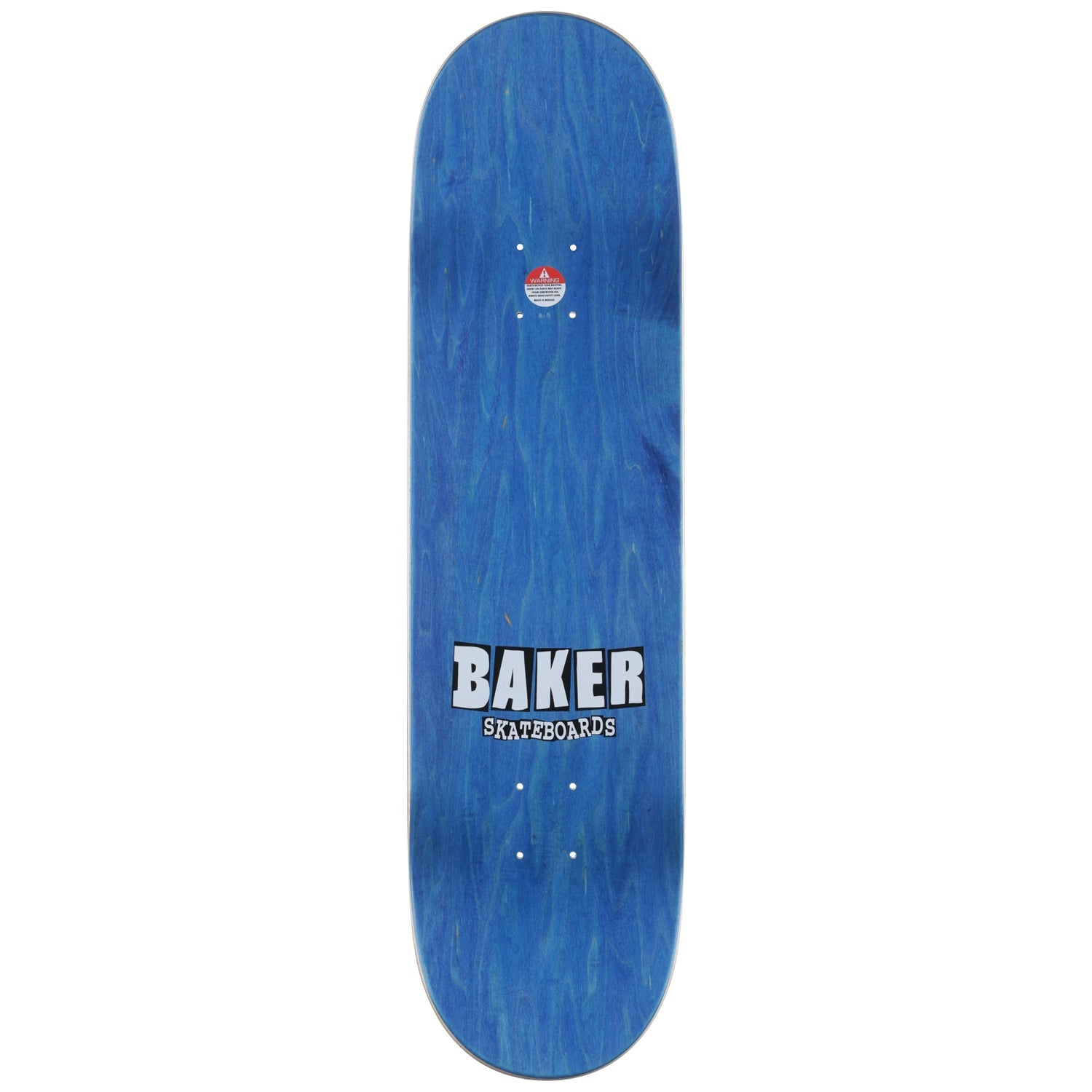 Baker Deck Brand Logo White 8.5"