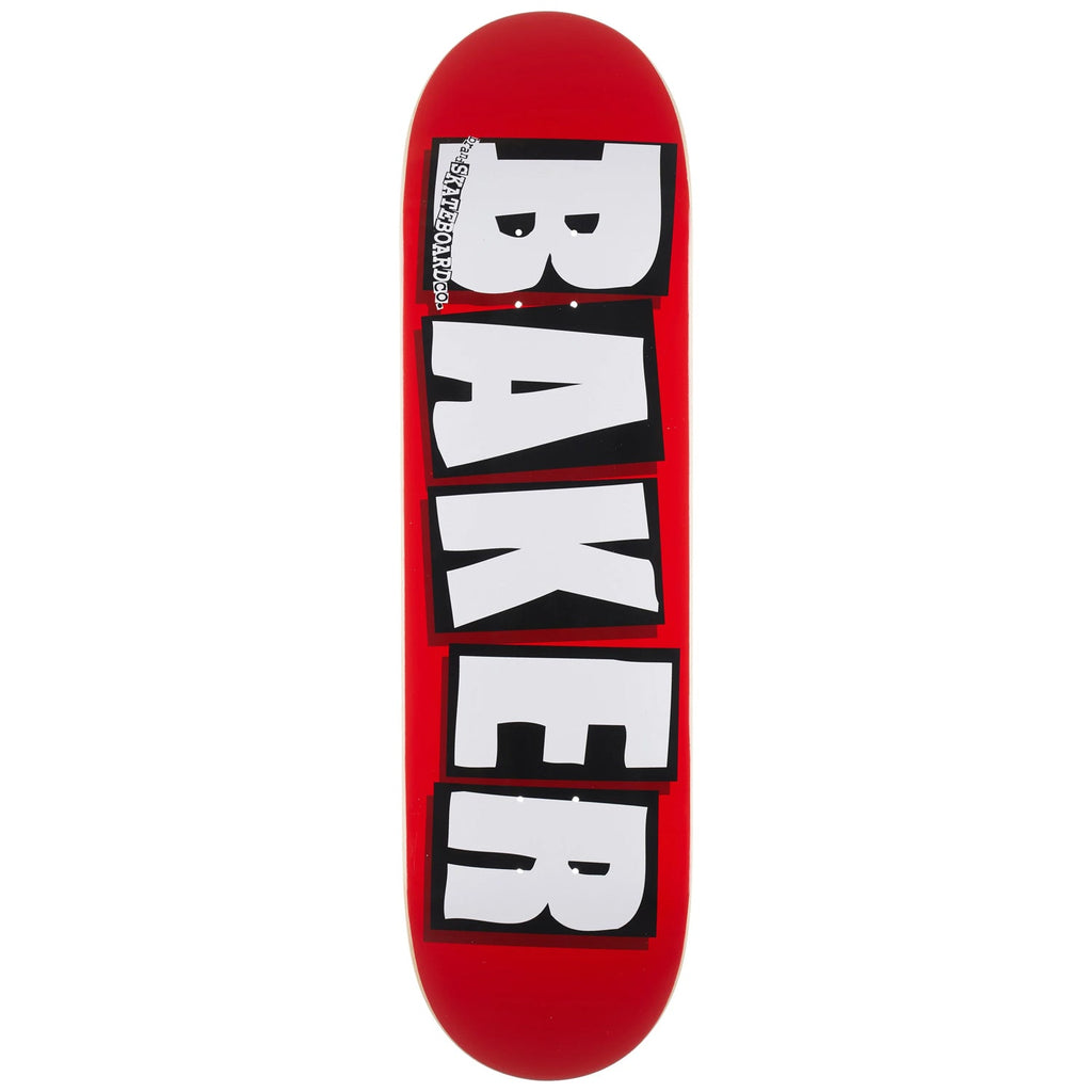 Baker Deck Brand Logo Red/White 8.625" x 32"