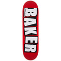 Baker Deck Brand Logo Red/White 8.625" x 32"