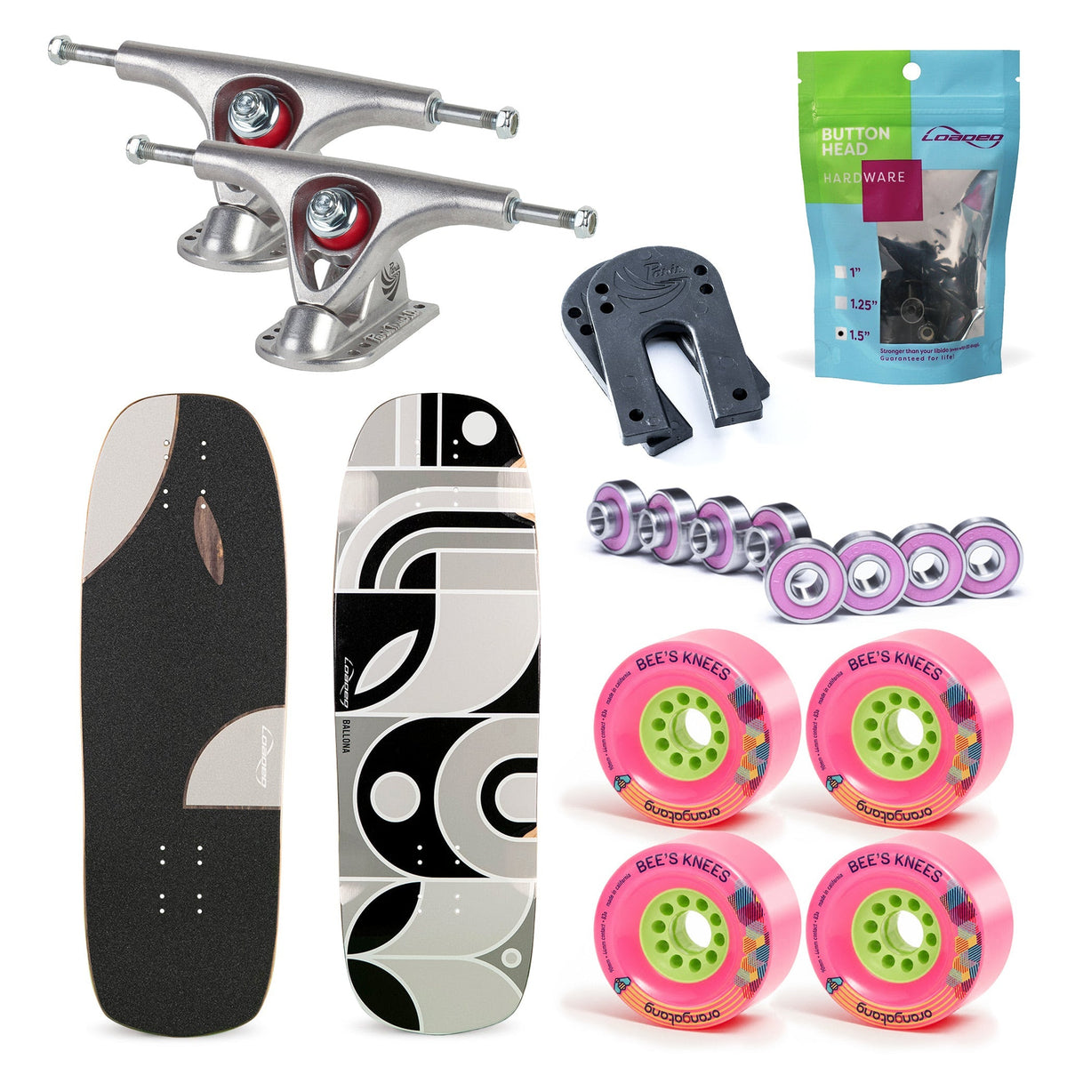Loaded Ballona Orca Longboard Complete - Rumble Bee