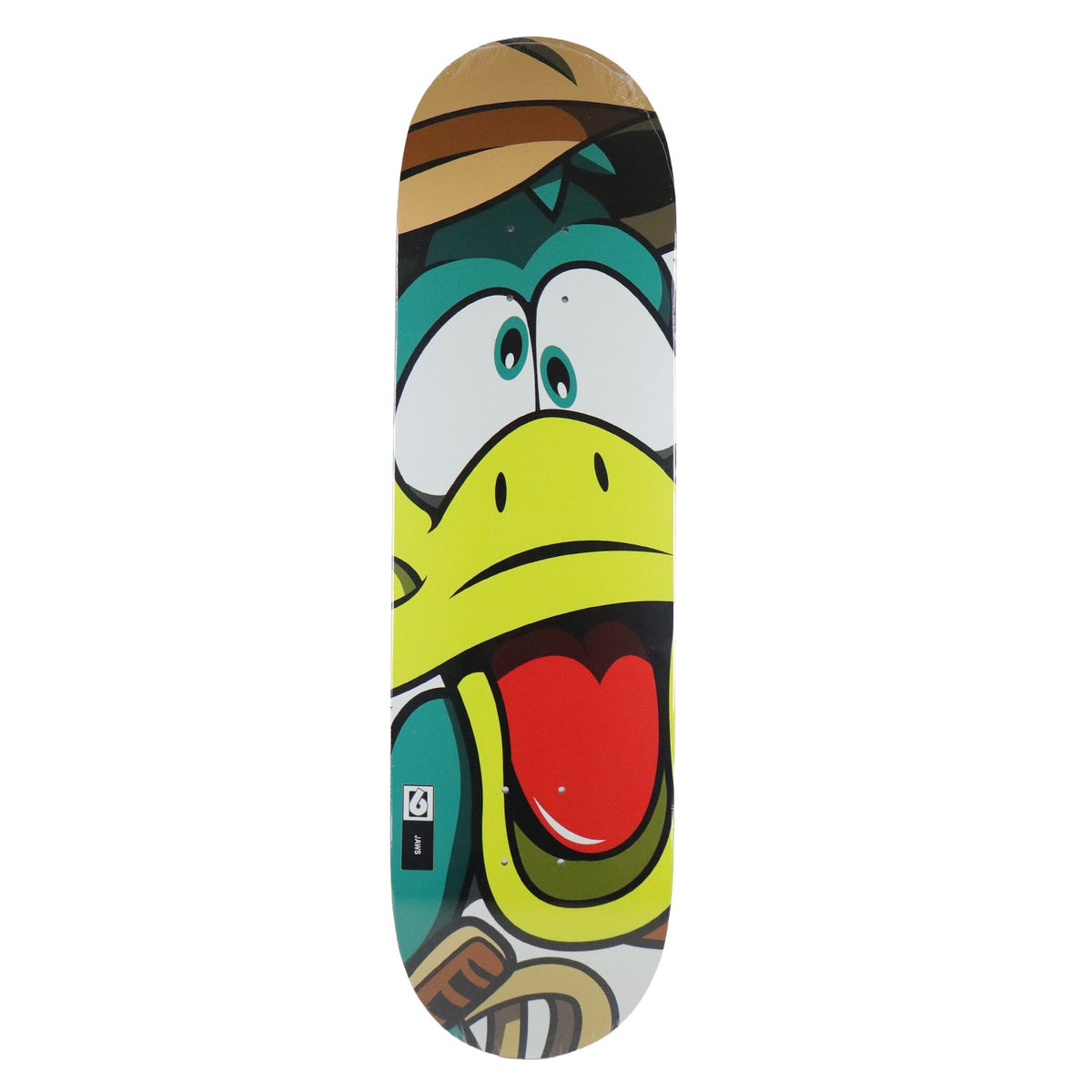Birdhouse Skateboard Deck Jaws Duck Jones Yellow 8.475" x 31.875"
