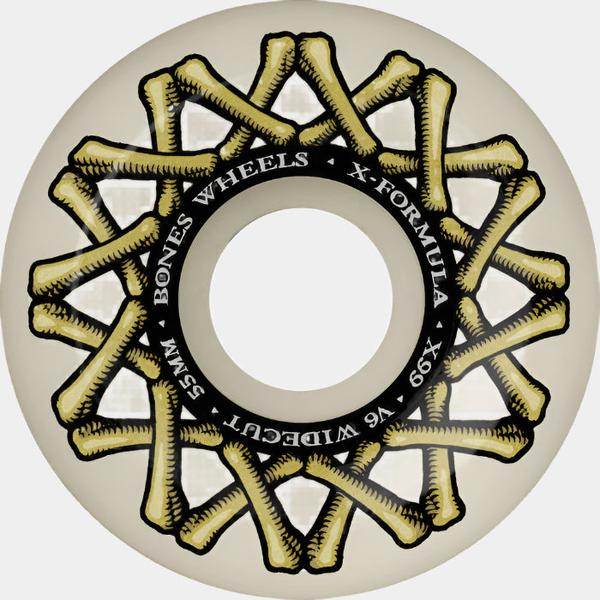 Bones Wheels X-Formula XF Widecut V6 99a 55mm Natural