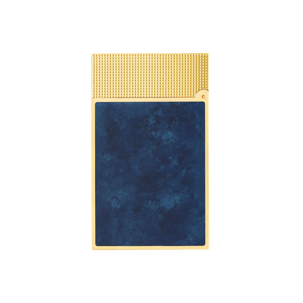 S.T. Dupont Ligne 2 Cling Popote Blue Lacquered Savoir-Faire Lighter/Briquet C16017CL