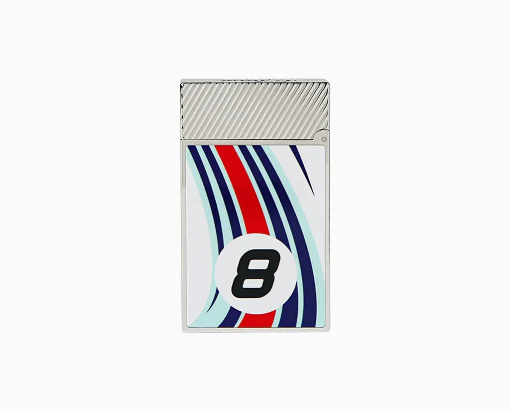 LIGNE 2 24H DU MANS WHITE / PALLADIUM LIGHTER/BRIQUET C16088