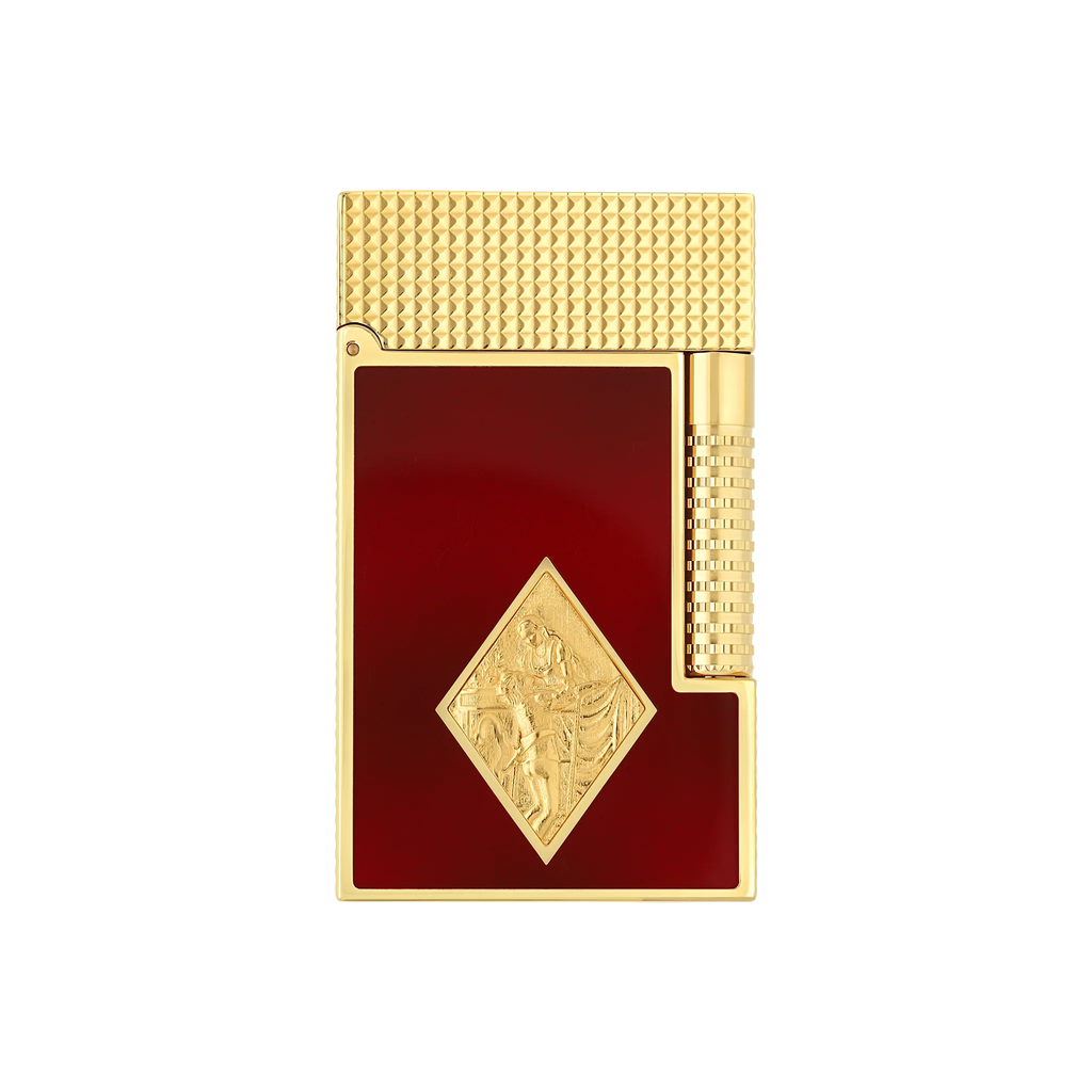 S.T. Dupont Le Grand Lacquered Romeo Y Julieta Burgundy Lighter/Briquet C23050CL