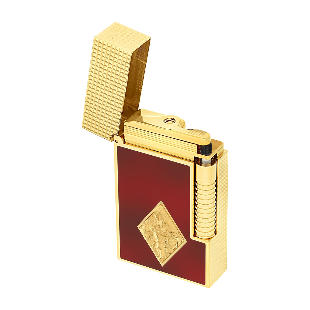 S.T. Dupont Le Grand Lacquered Romeo Y Julieta Burgundy Lighter/Briquet C23050CL