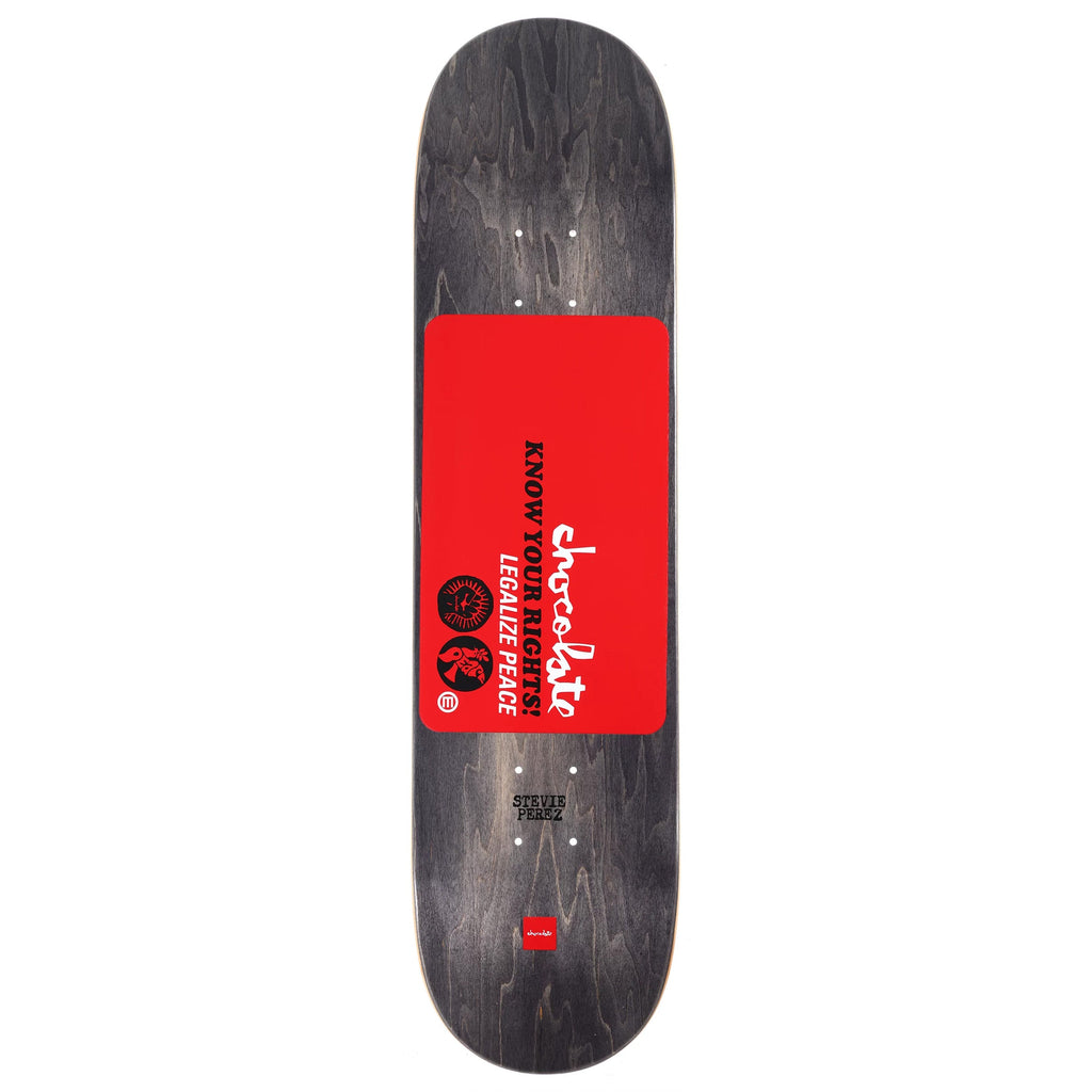 Chocolate Skateboard Deck Perez Know Your Rights 8.4" x 32"