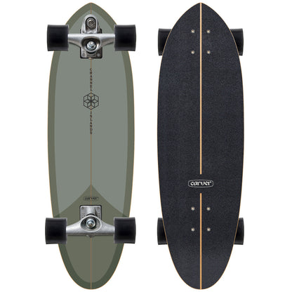 Carver x Channel Islands Mid Sage Surfskate Complete C7 - 32.5"