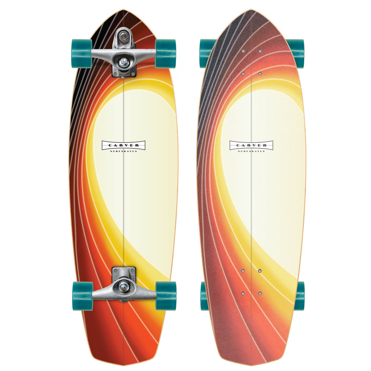 Carver Glass Off C7 Raw Surfskate Complete (V0) - 32″