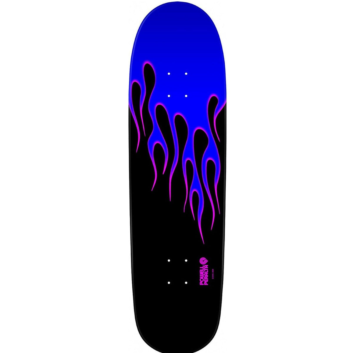 Powell Peralta Nitro Hot Rod Flames Skateboard Deck - 9.33″ Blue/Black