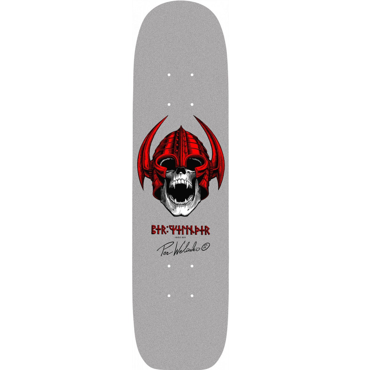 Powell Peralta OG Per Welinder Freestyle Skateboard Deck - 7.25″ Silver