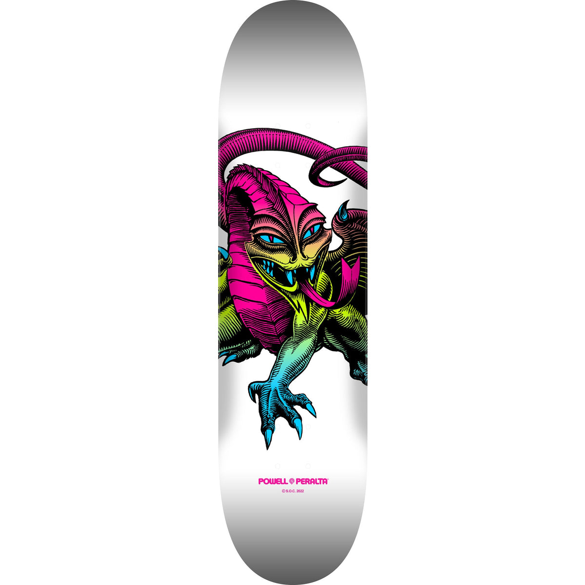 Powell Peralta Skateboard Deck Steve Caballero Lime Fade White 8.25" x 31.95"