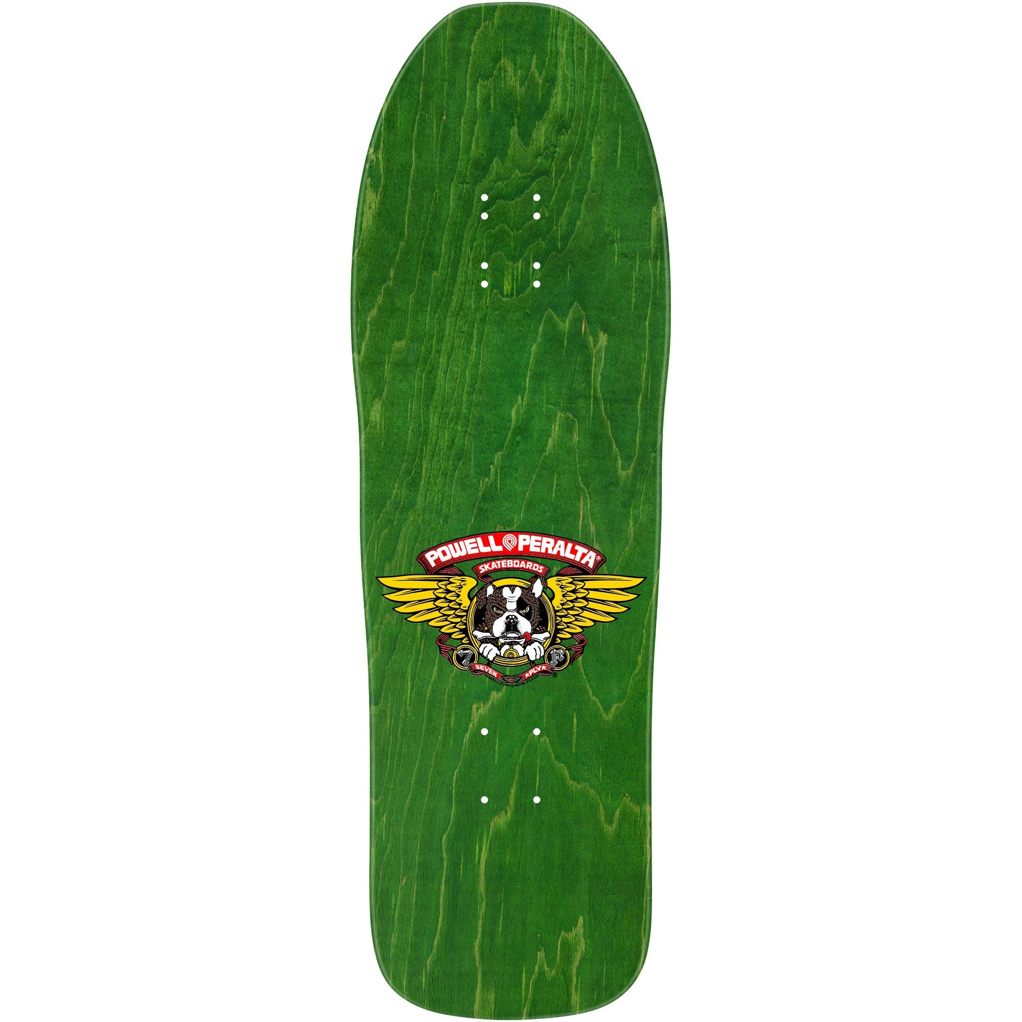 Powell Peralta Skateboard Deck Frankie Hill Bull Dog Green/Gold Foil Old School Reissue