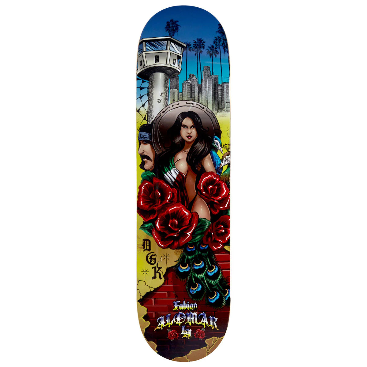 DGK Skateboard Deck Fabian Alomar Street Soldier 8.25" x 31.85"