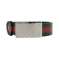 Gucci Sherry GG Pattern Leather Green Red