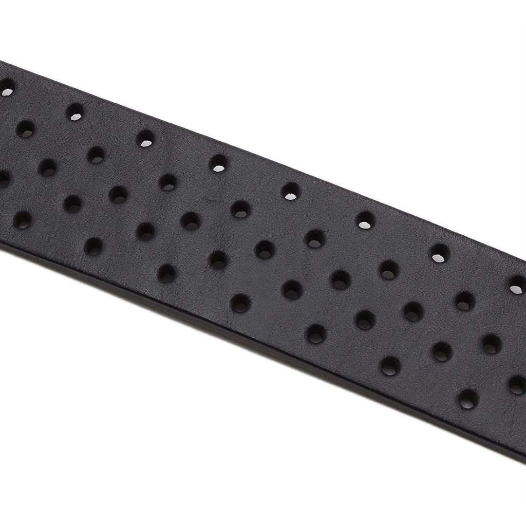 Gucci Interlocking Perforated Leather Belt