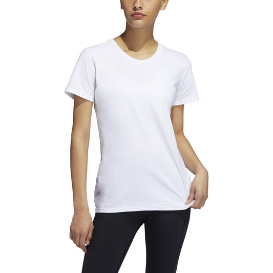 adidas Amplifier Women's Blank Tee - White