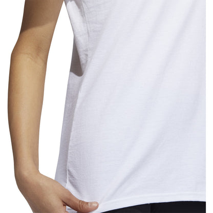 adidas Amplifier Women's Blank Tee - White