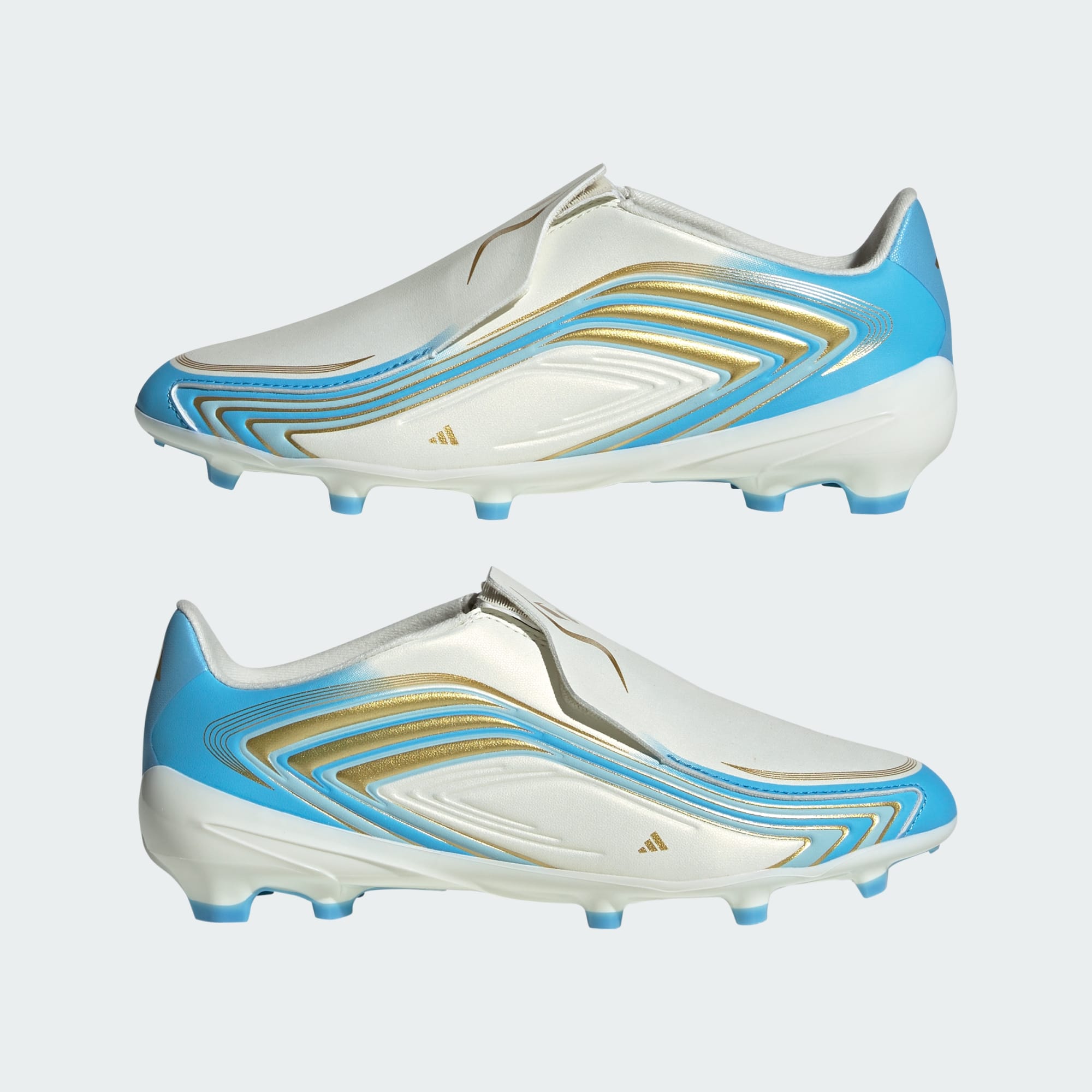 adidas F50 MESSI LEAGUE LACELESS FIRM GROUND SOCCER CLEATS KIDS