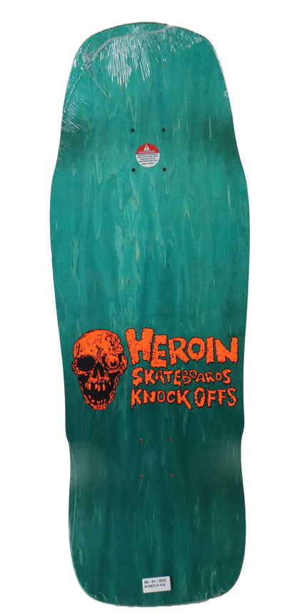 Heroin Skateboard Deck Nolan Knock Off 10.25" x 32"