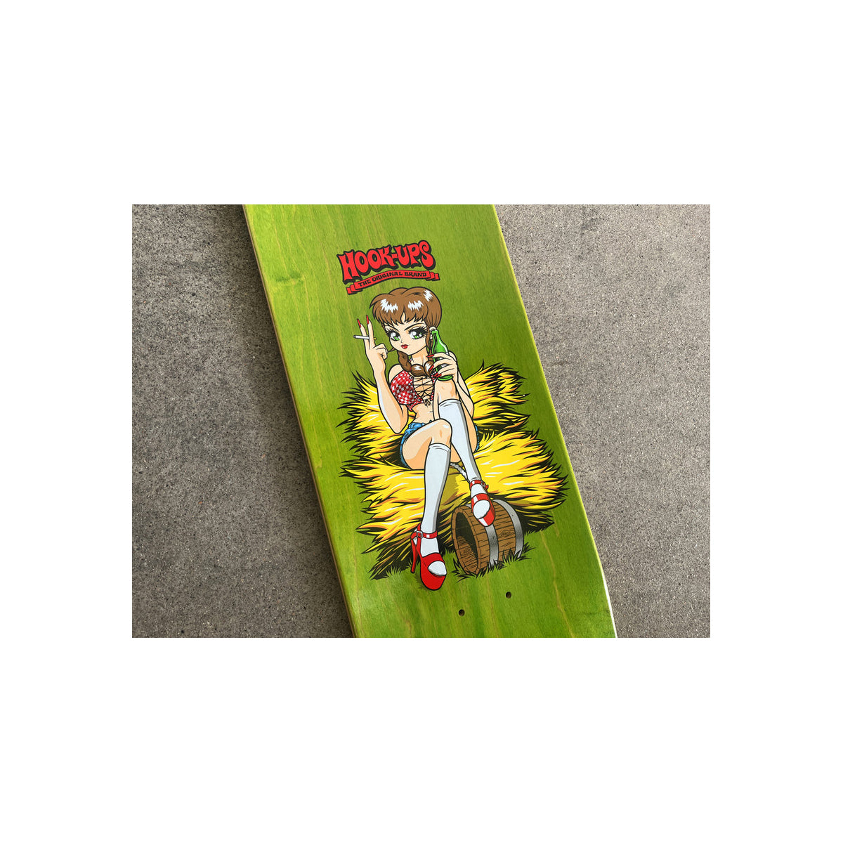 Hook Ups Skateboard Deck Mary Jane 8.25"