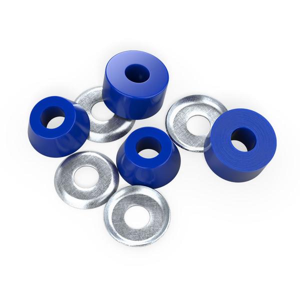 Independent Standard Cylinder Cushion Bushings 2 Pair w/ Washers 92a Medium Hard Blue
