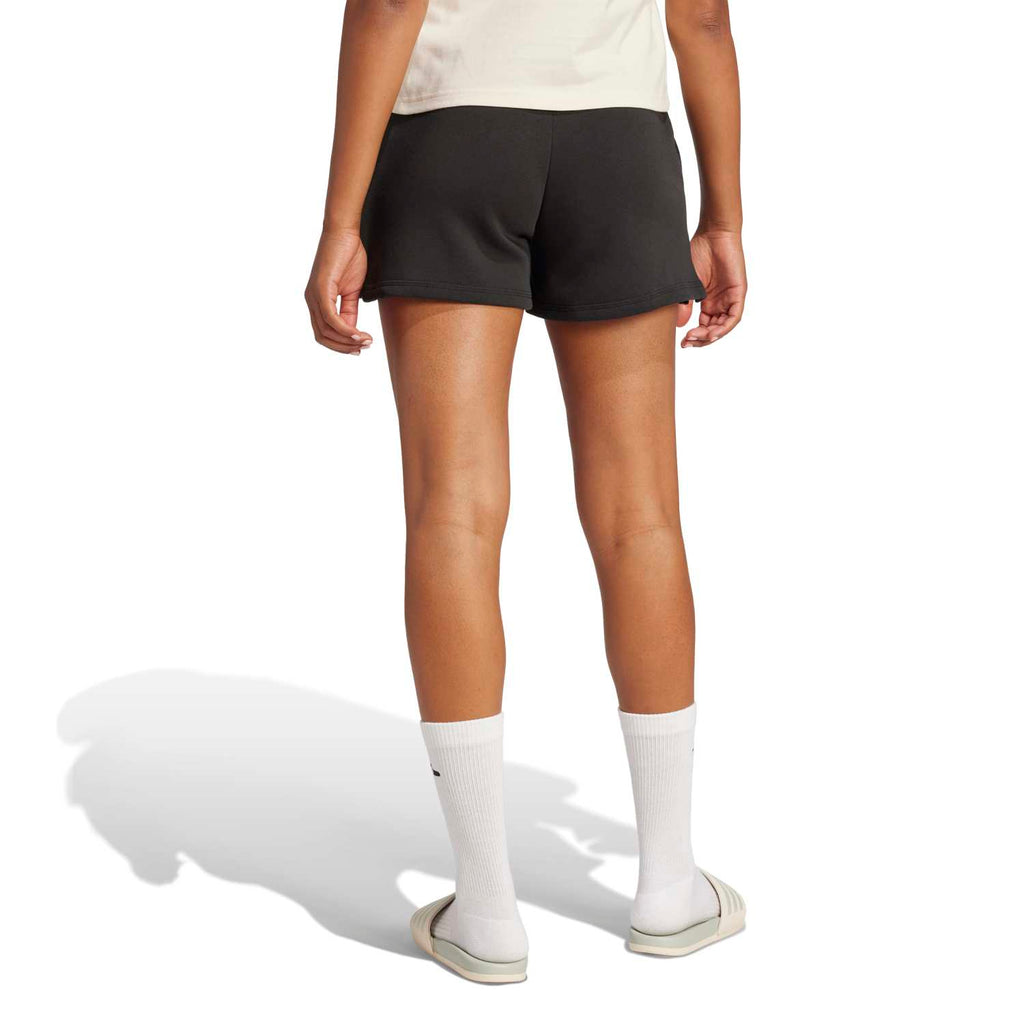 Essentials 3 Stripes Cotton Shorts - Womens