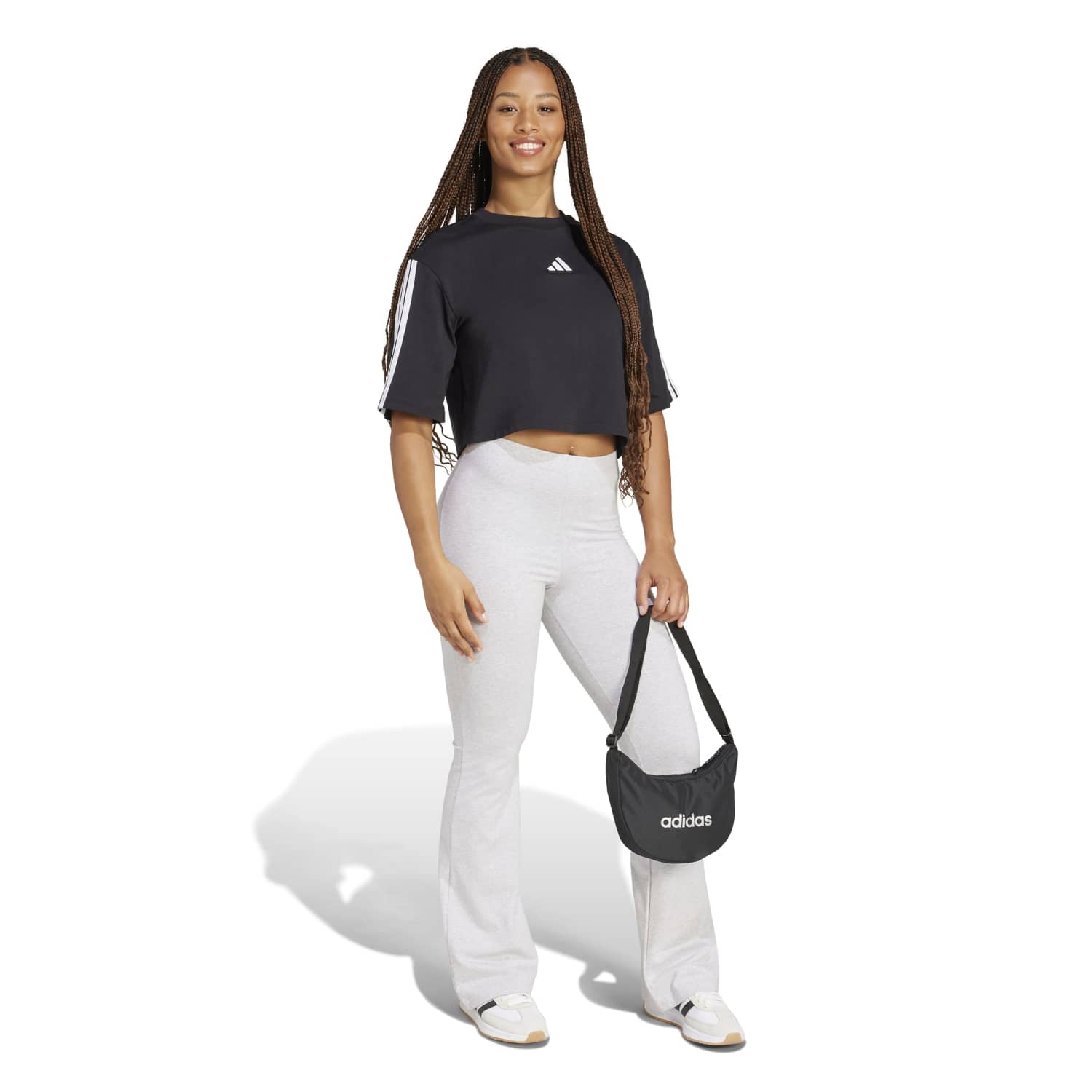 Essentials 3-Stripes Loose T-Shirt - Womens
