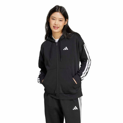 Essentials 3-Stripe FZ Hoody - Womens