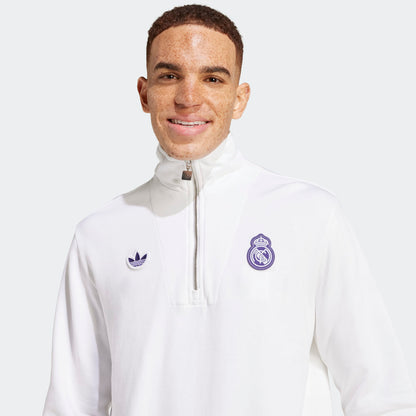 adidas Real Madrid Icon Half Zip Top