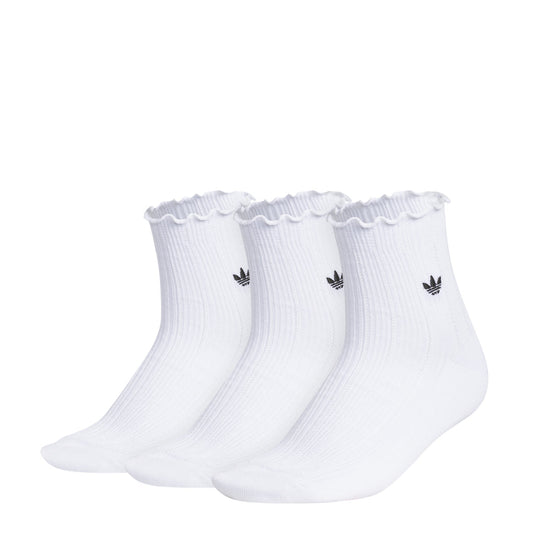 3 Pack Medium Originals Ruffle Quarter