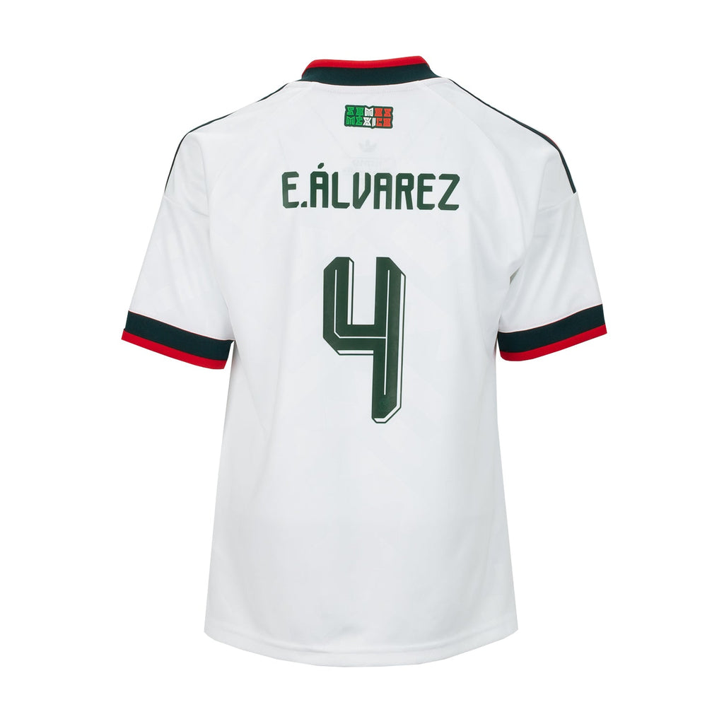 Mexico 26/27 E. Alvarez #4 Replica Away Jersey - Youth