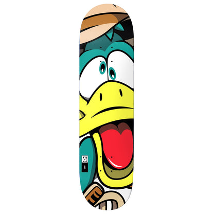 Birdhouse Skateboard Deck Jaws Duck Jones Yellow 8.475" x 31.875"