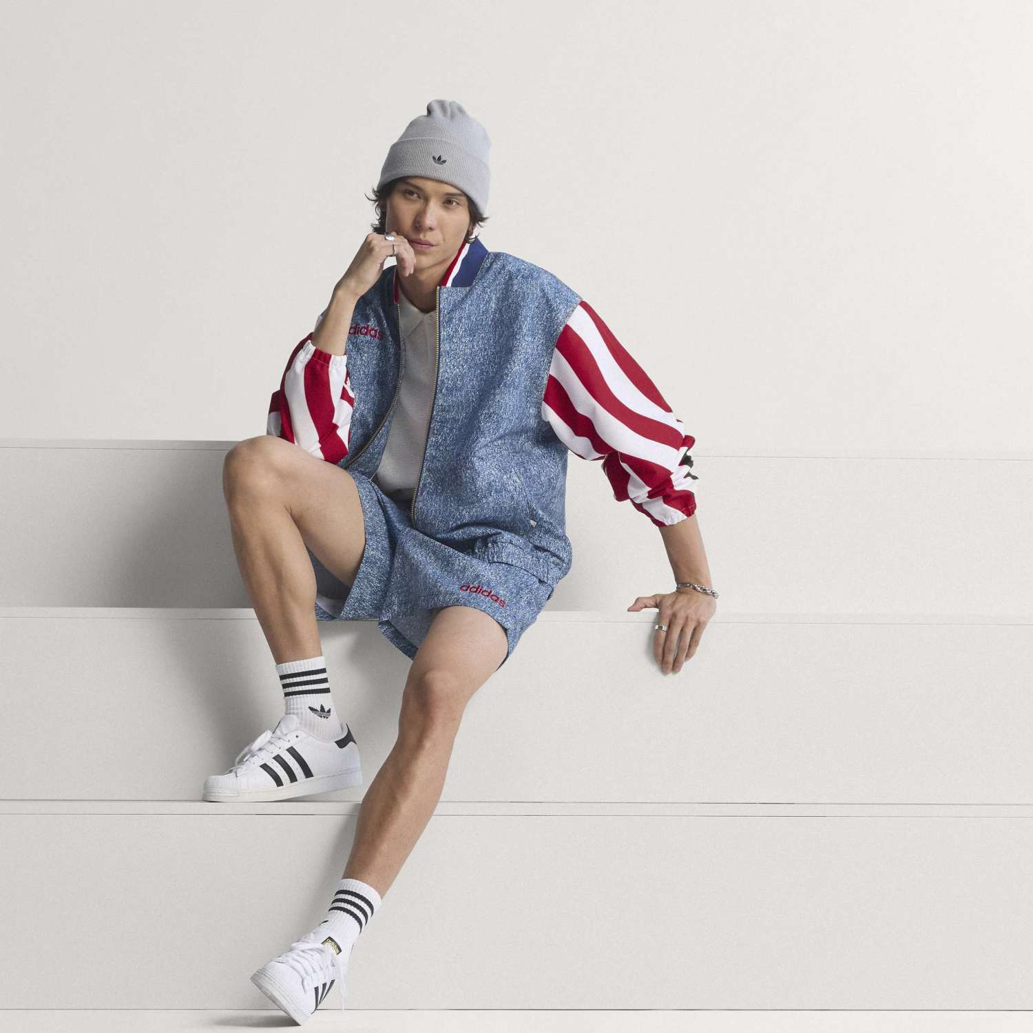 USA 94 Denim Bringback Track Top - Mens