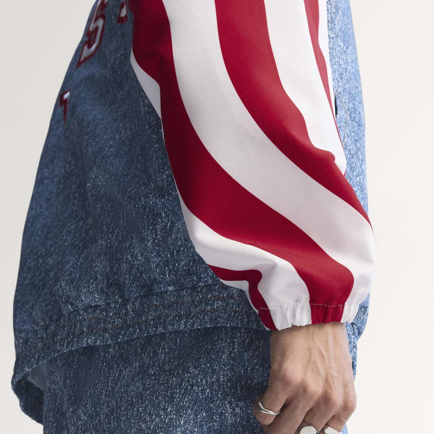 USA 94 Denim Bringback Track Top - Mens