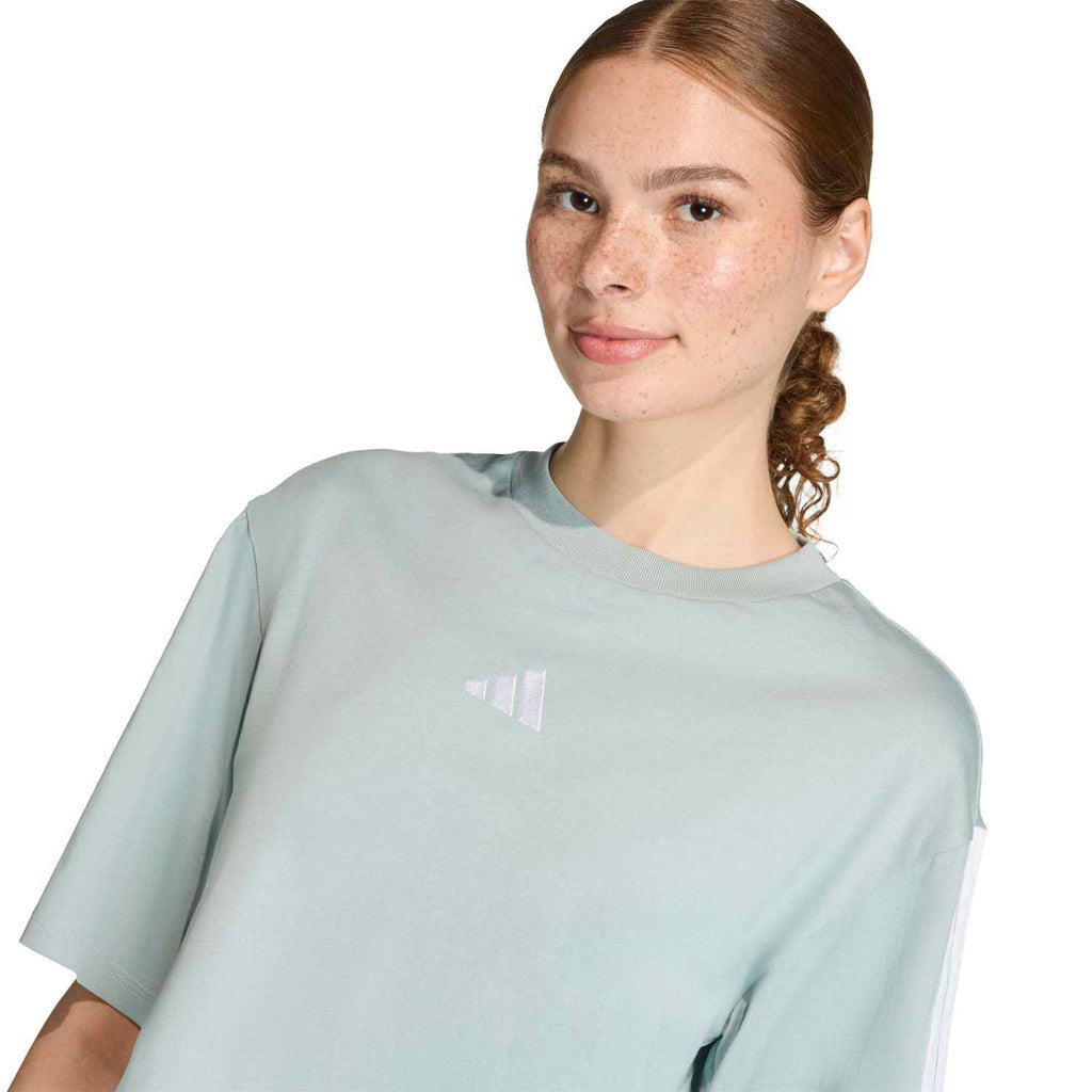 Essentials 3-Stripes Loose T-Shirt - Womens