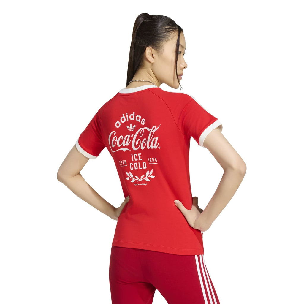 Coca Cola 3-Stripe Graphic Tee - Womens