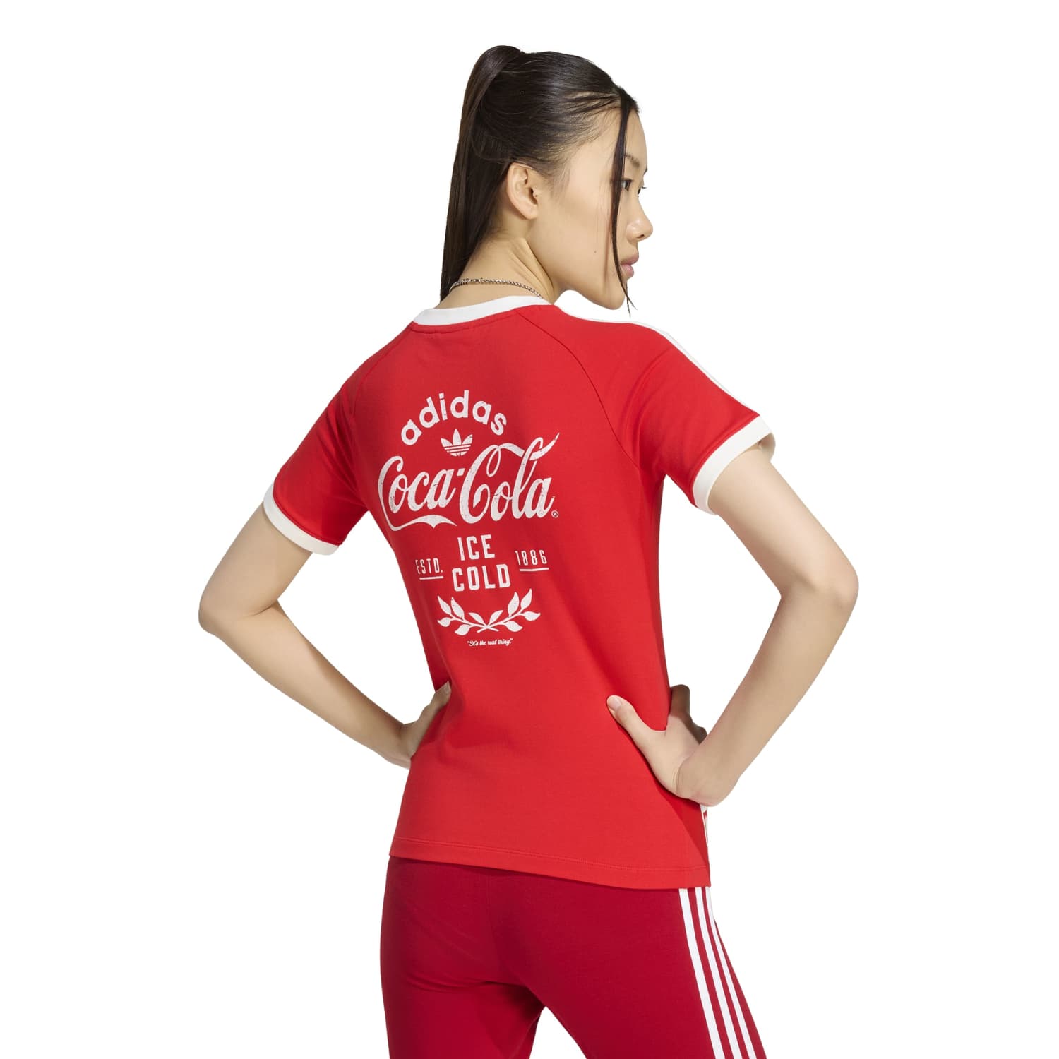 Coca Cola 3-Stripe Graphic Tee - Womens