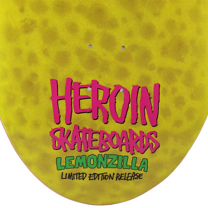 Heroin Skateboard Deck Lemonzilla 13.5" x 31.5"