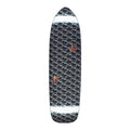 Hockey Skateboard Deck Lonliest Feeling Shaped Black 8.44" x 31.89"
