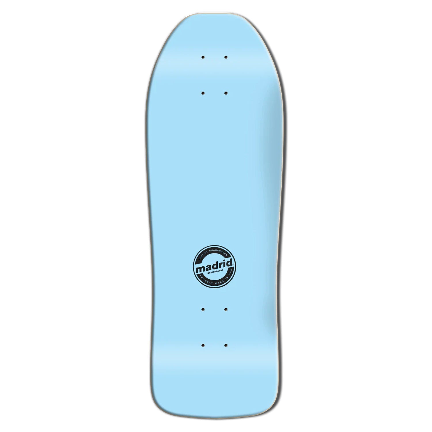 Madrid Skateboard Deck Beau Brown Mayan Re-Issue Light Blue 10.25" x 30"