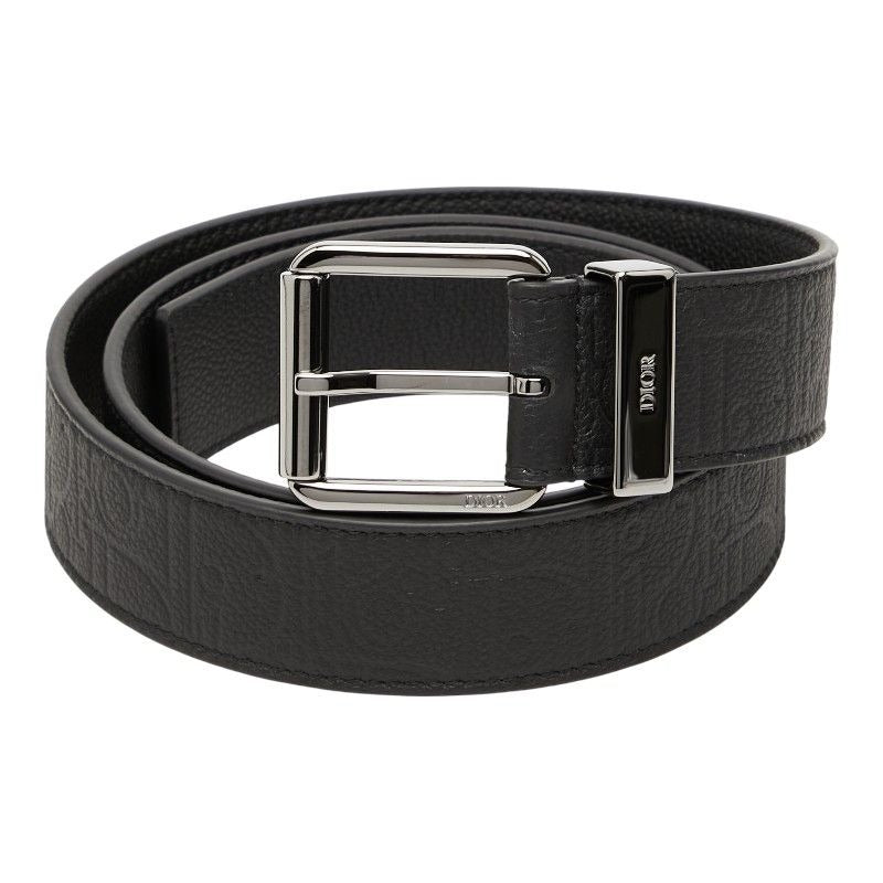 Dior Gravity Belt 95 Black Leather