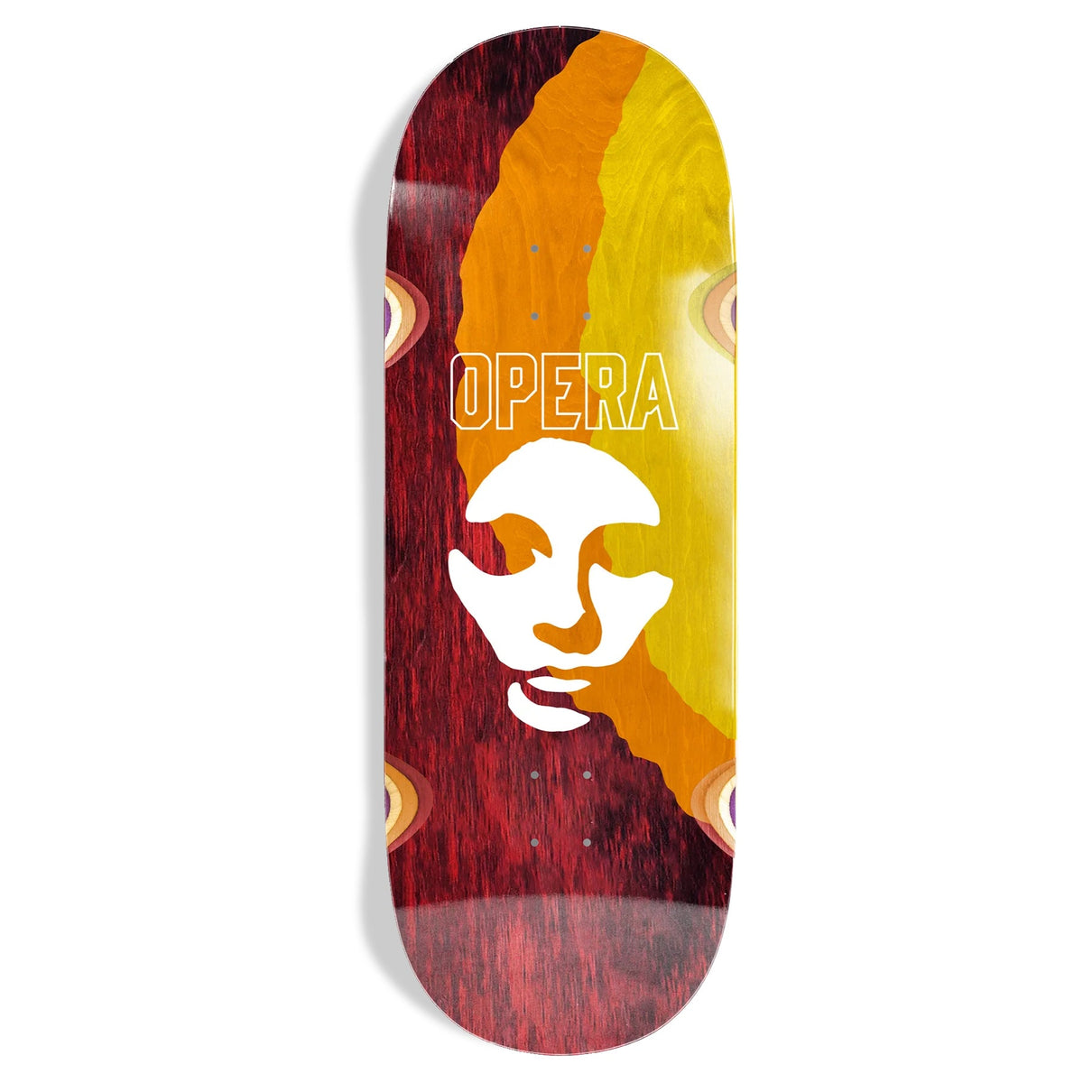 Opera Skateboard Deck Triple Torn Big Mask 11" x 31.85"