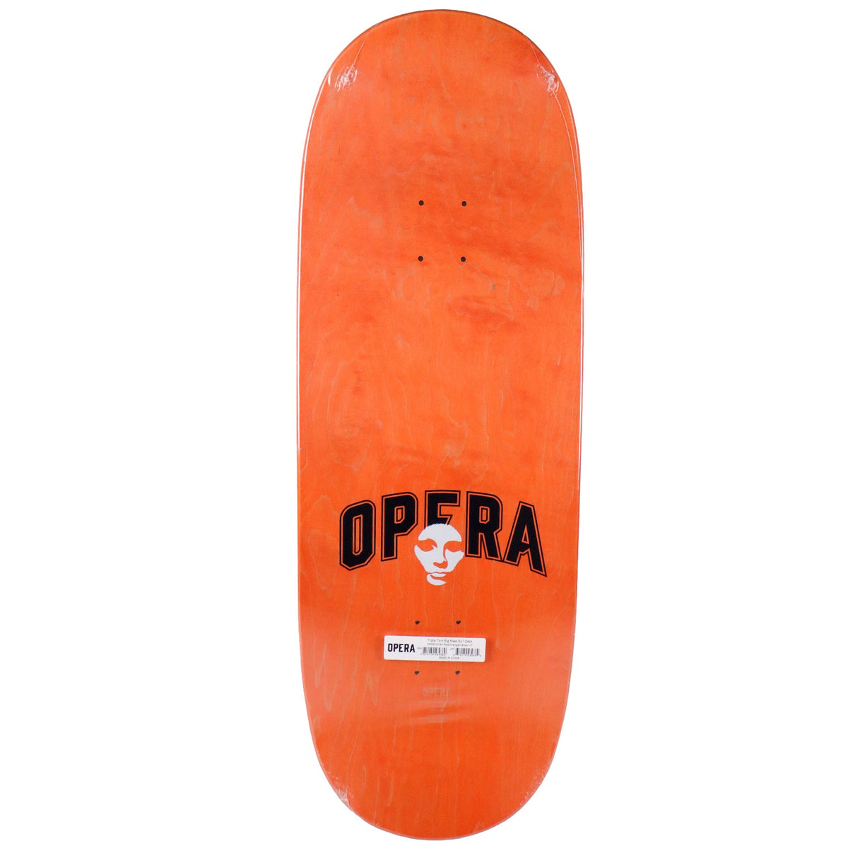 Opera Skateboard Deck Triple Torn Big Mask 11" x 31.85"
