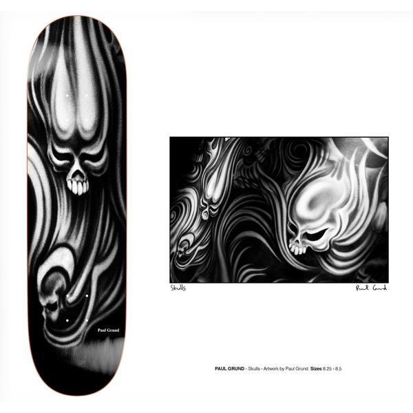 Polar Skate Co. Paul Grund Skulls Deck 8.25"