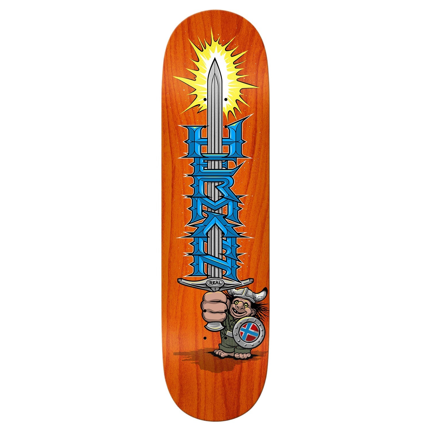Real Skateboard Deck Hermann Mighty True Fit Assorted 8.5" x 31.35"